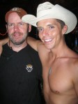Rob and Jordan at the Round-Up Saloon.