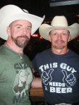 Larry and Bill at the Round-Up Saloon.